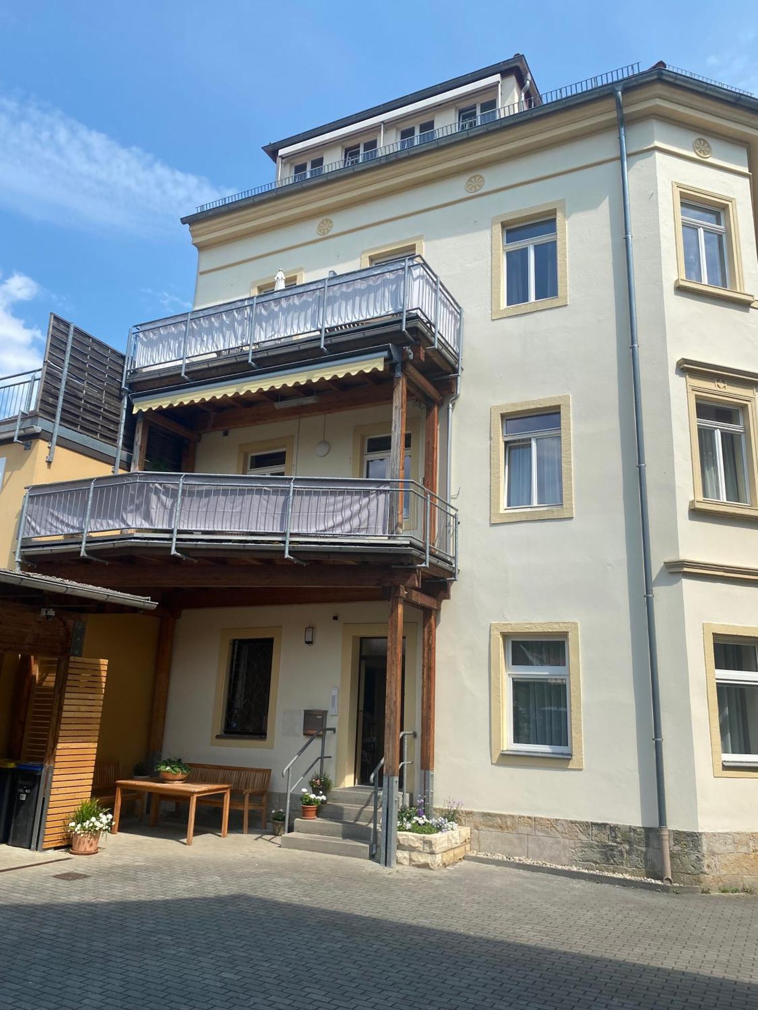 Apartmenthaus Zentral Bad Schandau Buitenkant foto